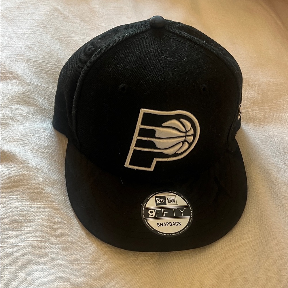 New Era Black Snapback with White Logo